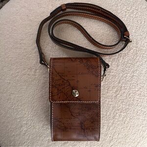 Patricia Nash Rivalta Cross-Body in Signature Map Print